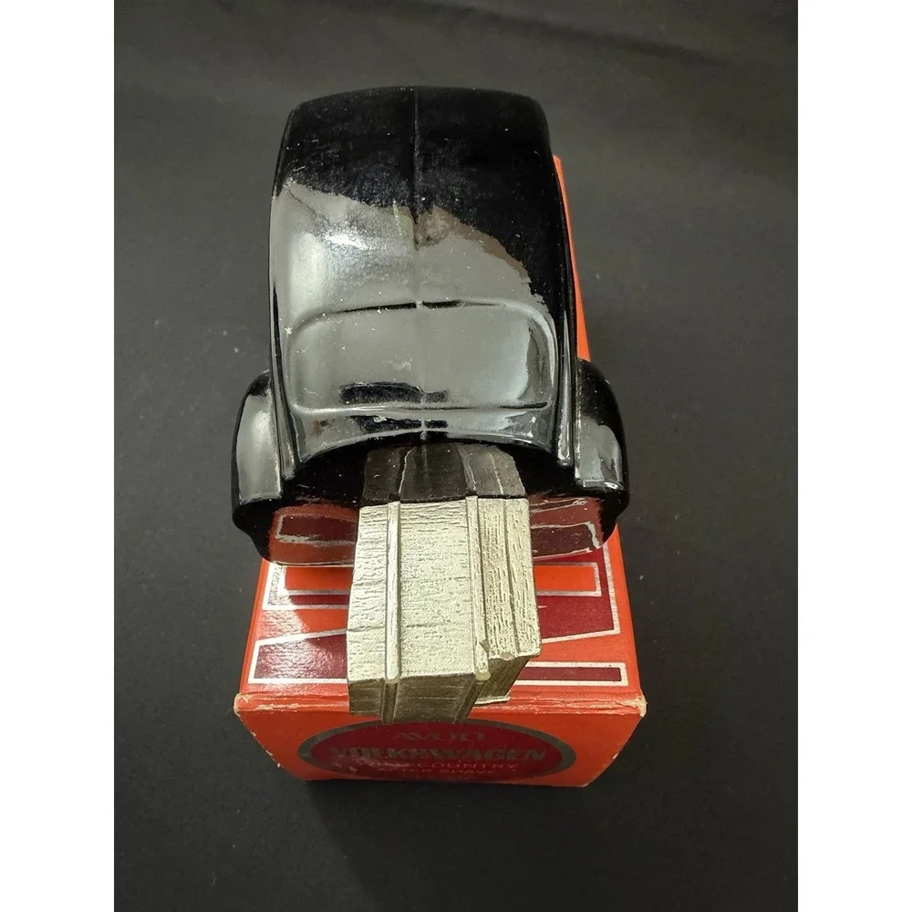 Vintage Avon Volkswagen Beetle Wild Country After Shave Decanter W/box 70s Empty